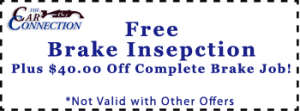 Free Brake Inspection Special Coupon