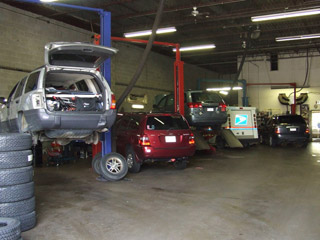 Car repair workshop