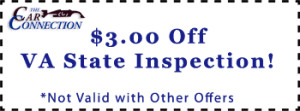 VA state inspection special coupon