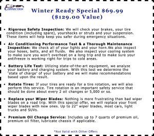 Winter ready special coupon