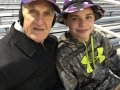 My dad never misses a ballgame with a grandson